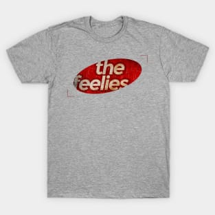 The Feelies - simple red elips vintage T-Shirt